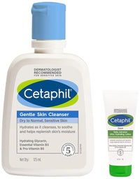 Cetaphil Dam Daily Advance Ultra Hydrating Lotion, 30g & Gentle Skin Cleanser, 125ml