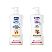 Chicco Gental Body Wash 500ml With Body lotion 500ml Combo Pack