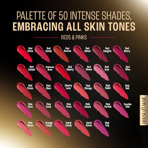 LAKMÉ Forever Matte Liquid Lip Colour, Intense Matte Finish All Day Long, Smudgeproof & Looks Freshly Applied For Upto 20Hrs, Mauve Party, 5.6 Ml