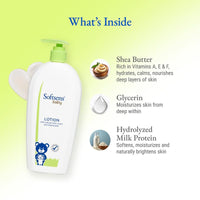 Softsens Baby Nourishing Lotion with Milk Cream & Shea Butter | No Harmful Chemicals, No Paraben and Phthalates,SLS Free For all skin types 400ml