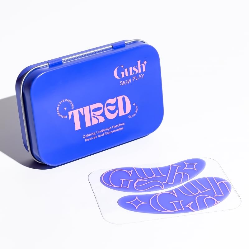 Gush Beauty Reusable Under Eye Patches - 100% Medical Grade Silicone Patches | Treats Dark Circles Fine Lines And Wrinkles |