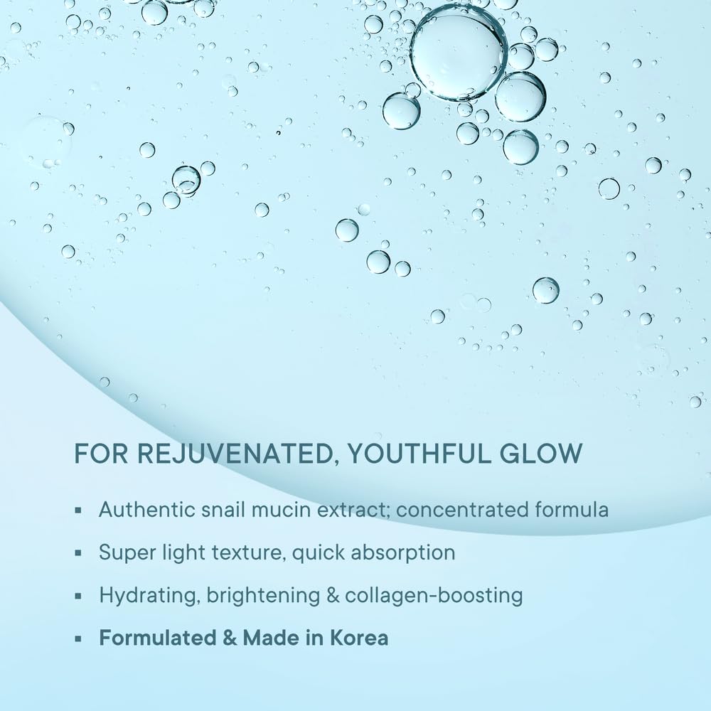Quench 96% Snail Mucin Collagen Boost Serum With Niacinamide & Hyaluronic Acid |72 Hours Hydration|Formulated & Made In Korea | Dewy Soft & Plump Skin | Prevents Early Signs Of Ageing (30Ml)