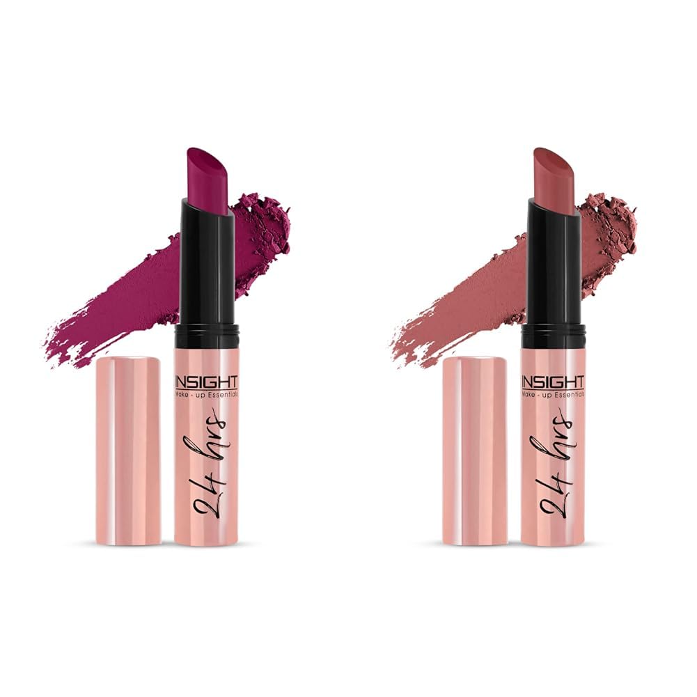 Insight Cosmetics 24 Hrs Non Transfer Matte Lipstick |Matte Finish |Lightweight Lipstick & Insight Cosmetics 24 Hrs Non Transfer Matte Lipstick |Matte Finish |Lightweight Lipstick