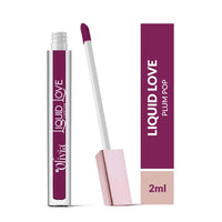 Oliva Liquid Lipstick, 12HR Long-lasting Matte Lipstick, Non Transfer, High Coverage, Water & Smudge Proof, Light Weight & Cruelty-Free - 2ml (Plum Pop 12)