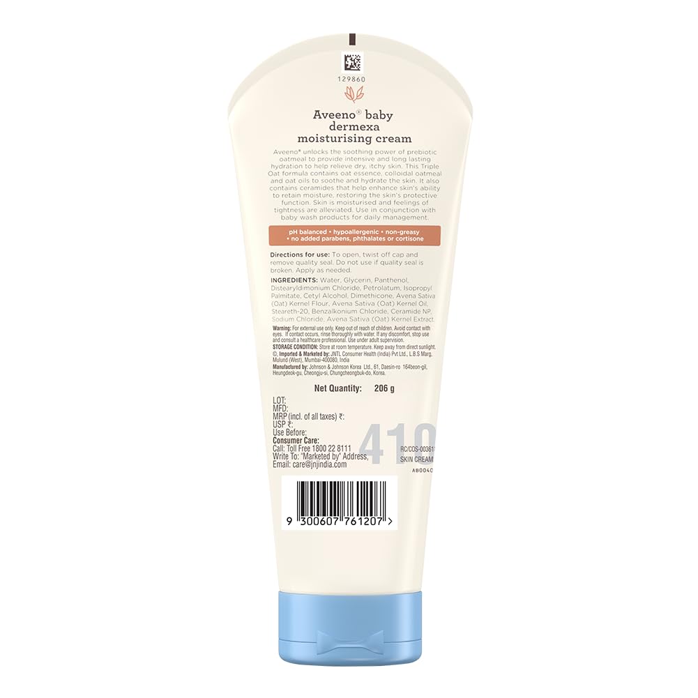 Aveeno Baby Dermexa Moisturising Cream 206g