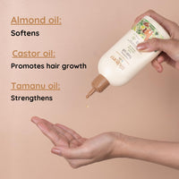 Tikitoro Kids Nourishing Hair Oil Pack Of 2, 100% Vegan with Bringha, Tamanu, Amla, Olive, Aloe & Argan Oil, Promotes Hair Growth, Conditions Scalp, No Paraben & Sulphate (150 ml x 2)