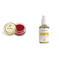 Organic Netra Sindoor/Kumkum Paste -8gm and Organic Netra 100% Pure Plant Based Vitamin E Oil For Radiant, Moisturized Youthful Skin -30 ml.