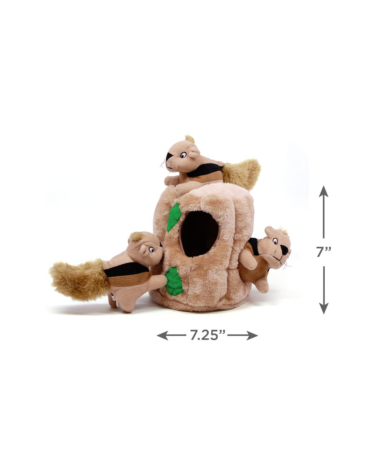 Outward Hound Hide A Squirrel Plush Dog Toy Puzzle, Large