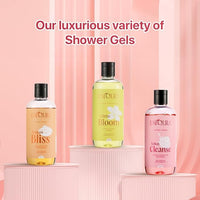 Uniqura 1% Salicylic Acid Body Wash Value Pack for Body Acne,Bumpy and Strawberry Skin,Helps To Cleanses and Smoothens Uneven Texture,Prevents Dry & Rough Skin, Shower Gel For Men & Women (300ml Each)