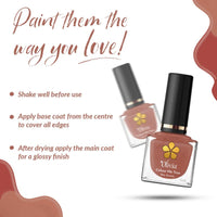 Olivia Nail Paint for Glossy Finish - 5ml (12 Cinnamon Cider)
