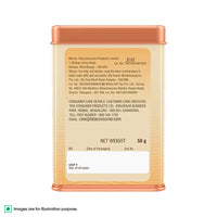 1868 by Tata Tea, Jasmine Green, Munnar Green Tea with Jasmine Oil, Handpicked Whole Leaf, Light, Aromatic, Sweet, From House of TATA (25 cups/50g)