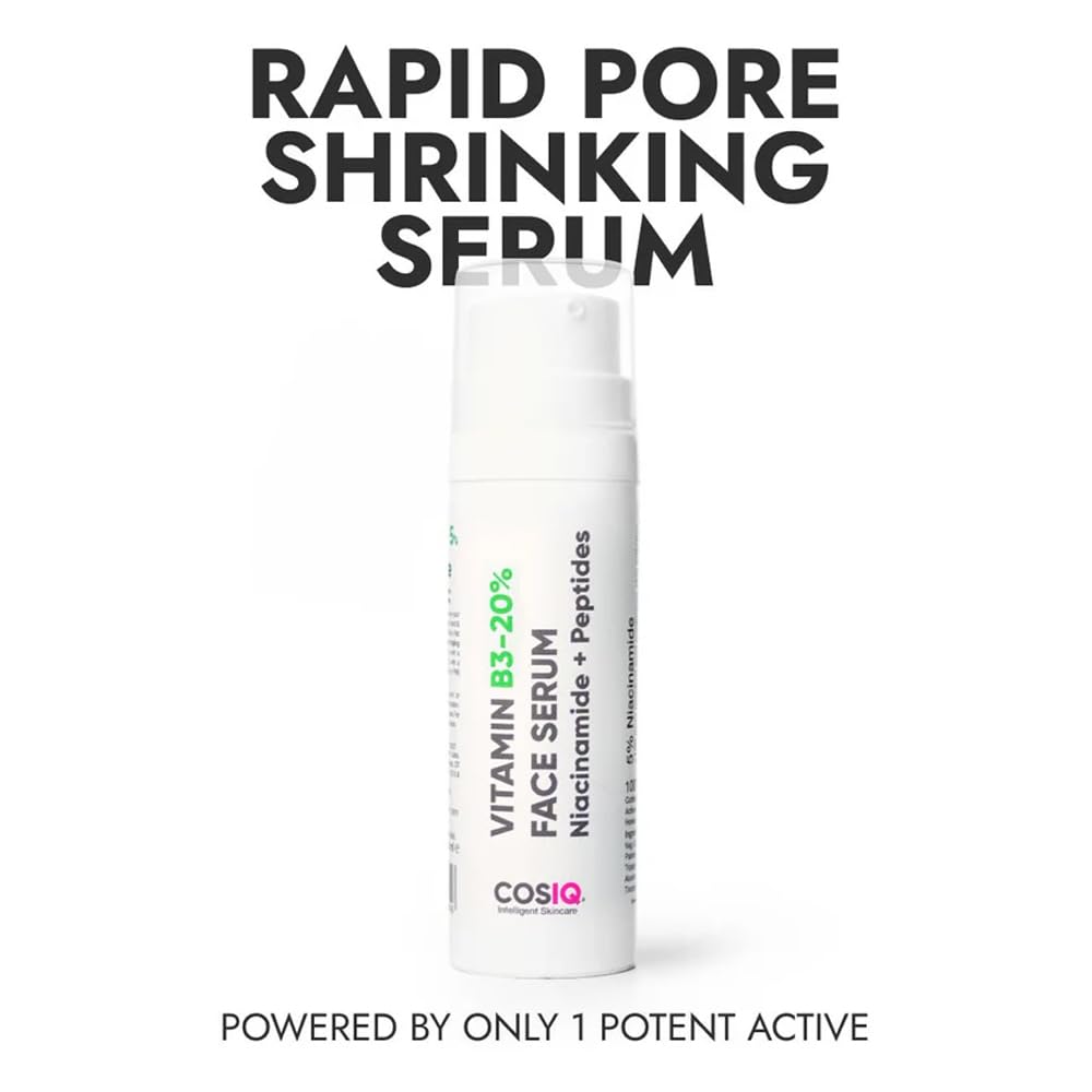 Cos-IQ Niacinamide Vitamin B3-20% Serum | 30 ml, Pack of 2