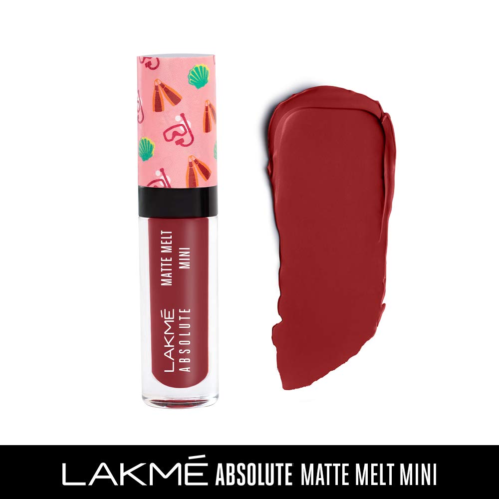 Lakmé Liquid Lipstick Indie Maroon (Matte) & Lakmé Liquid Lipstick Pink Footprint (Matte)