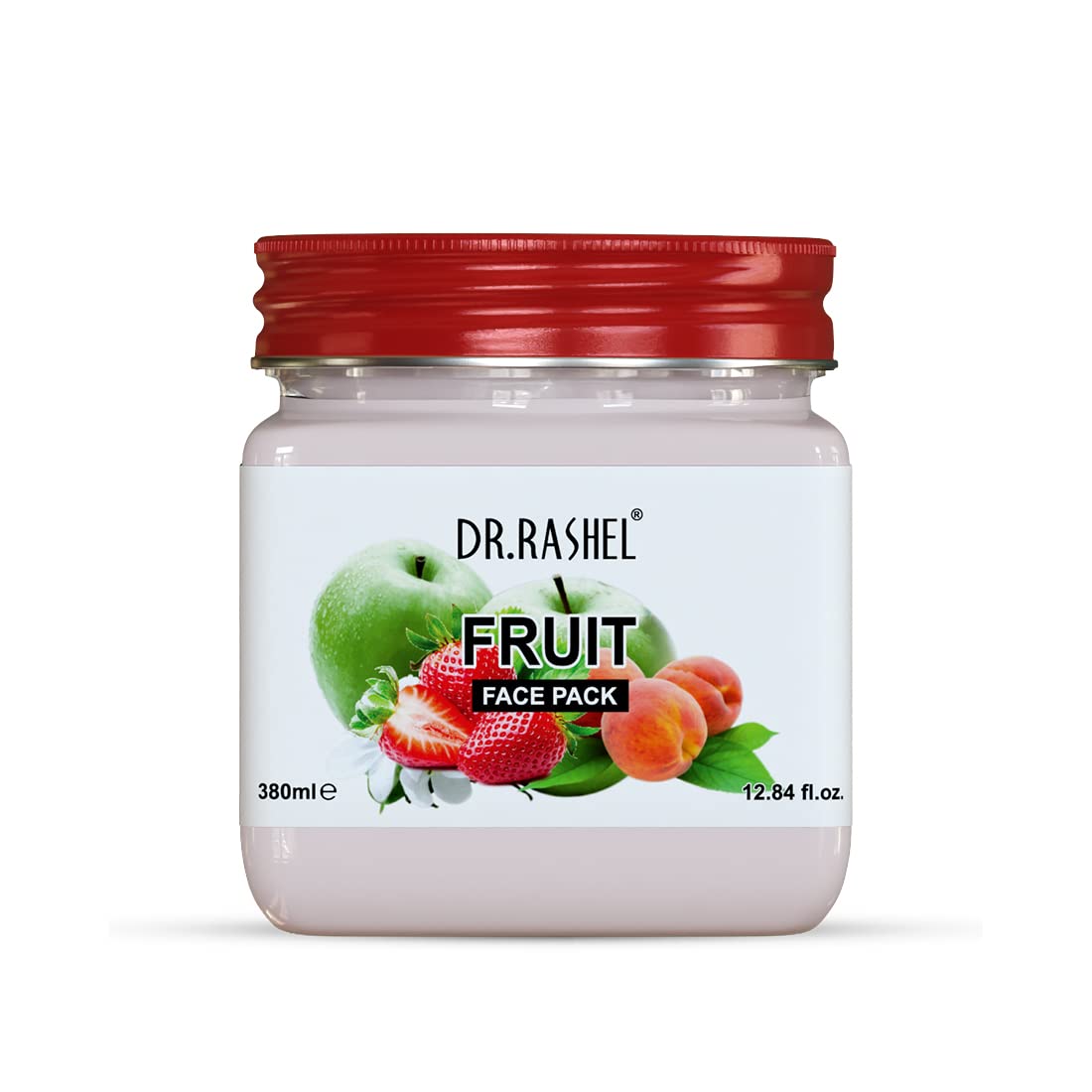 DR.RASHEL Fruit Face Pack for Glowing Skin, Oil Control, Acne, Pimples, Detan, Blemishes, Pigmentation & Brightening, Face Cleansing for Face & Body (380 Ml)