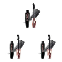MARS Fabulash Volumising Mascara | Up to 18 Hours Stay | Waterproof with Intense Jet Black Color (12ml) (Pack of 3)