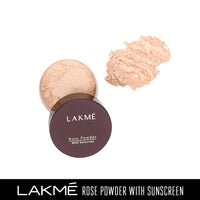Lakmé Sun Expert SPF 24 PA++ Ultra Matte Sunscreen Lotion 50 ml, Daily Light Sun Protect Cream for Face - Sun Block for All Skin Types, Men & Women&Lakmé Rose Face Powder, Soft Pink, 40g