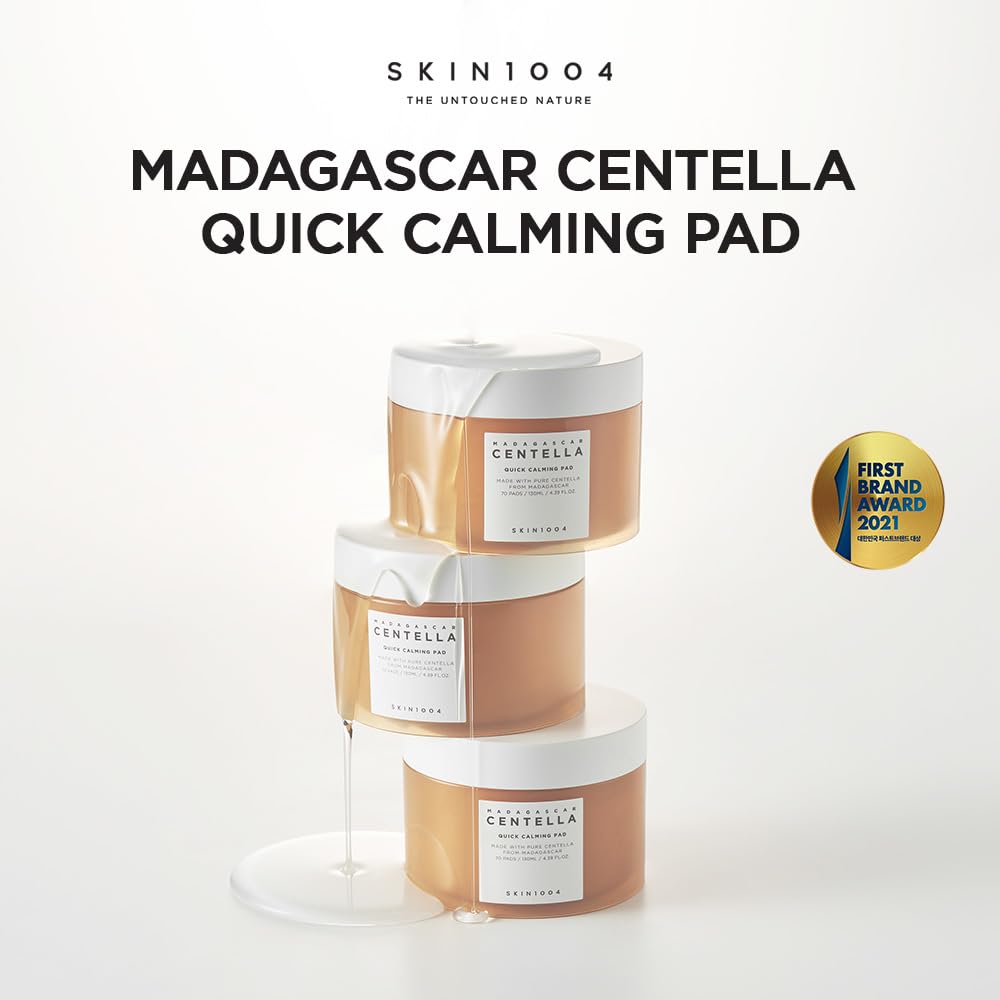 SKIN1004 Madagascar Centella Quick Calming Pad 70pads/130ml