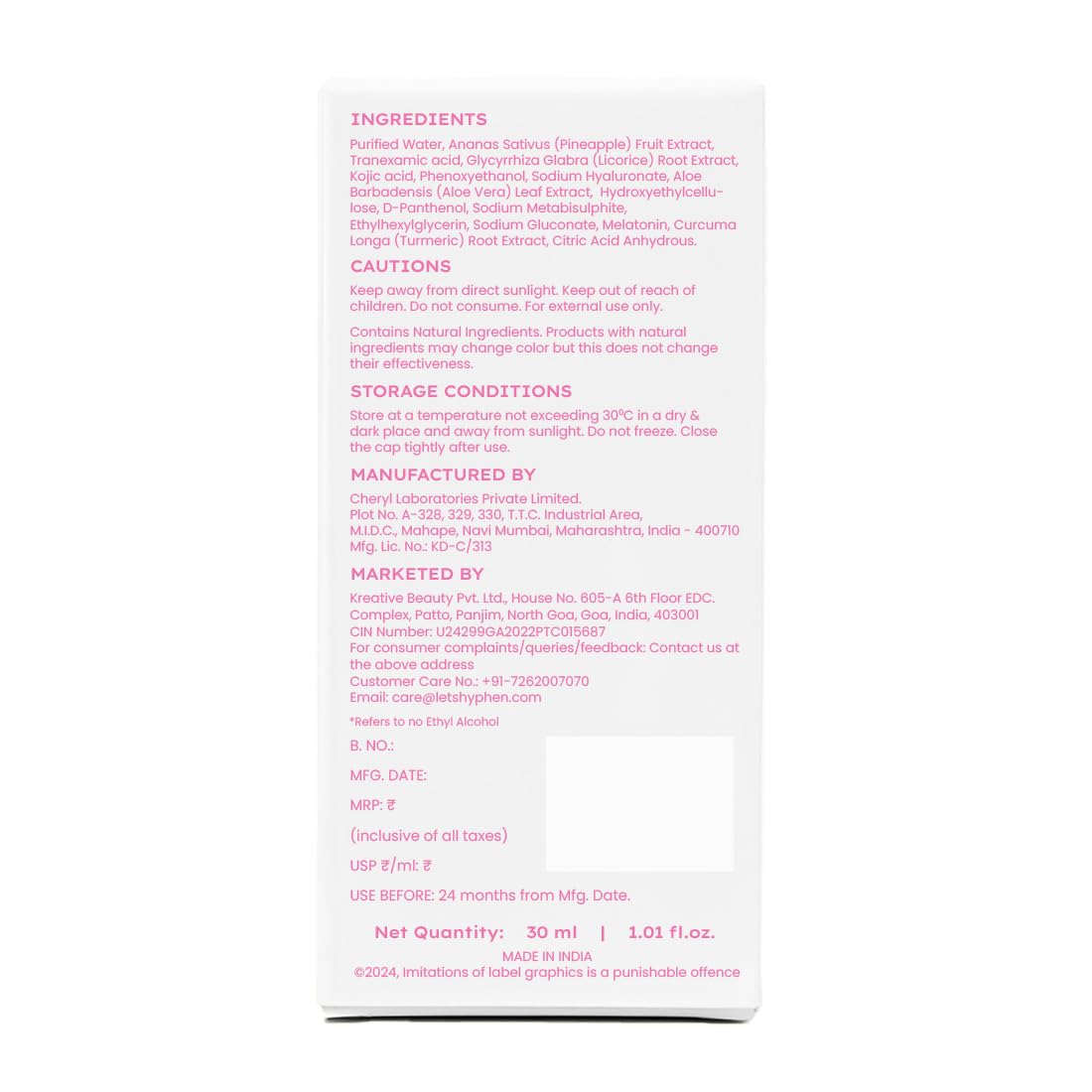 Hyphen Pigmentation Corrector Daily Cream With 2% Kojic Acid | Moisturizes & Treats Pigmentation | Reduces Dark Spots & Blemishes | Brightens Skin | Lightweight & Fragrance Free | For Women & Men -50g