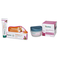 Himalaya Wellness Foot Care Cream | Moisturizes and Soothes Feet |, 50gm and Himalaya Herbals Anti-Wrinkle Cream, 50g