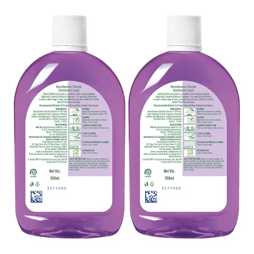 Dettol Liquid Disinfectant Lavender Blossom, 550ml - Pack of 2