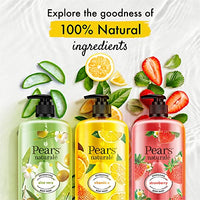Pears Naturale Refreshing Vitamin C Body Wash with Natural Yuzu Lemon, Vitamin C & Honey Extract | for Refreshed & Radiant Skin| 750 ml (Pack of 2)