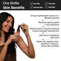 Soulflower Rosehip Oil for Wrinkles, Fine Lines, Scars, Stretch Marks, Under Eyes, and Curly Hair | 100% Pure, Organic, Cold-Pressed Seed Oil for Men & Women | 30ml