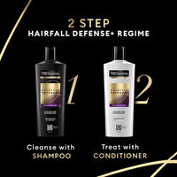 Tresemme Hair Fall Defence, Shampoo, 580ml, for Strong Hair, with Keratin Protein, Prevents Hairfall due to Breakage, Nourishes Dry Hair & Frizz, for Men & Women