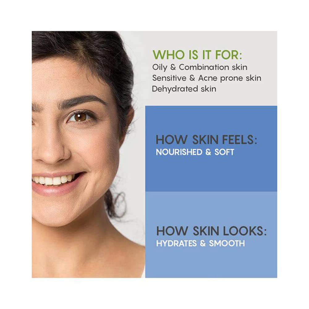 The Moms Co. Natural Green Tea Night Gel l Light Weight l Hydrating l Controls Sebum l Fights Acne l Soothing & Calming l 50 Gms