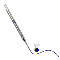 Capless Gel Ballpoint Refill to Fit Parker Ballpoint Pens, Fine Point, Blue Black, 2 per Pack (P422BB) Blue and Black