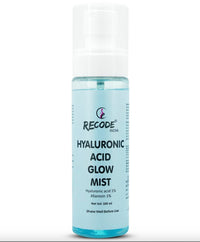 Recode Hyaluronic Acid Glow Mist 100ml | Intense Moisturization | Luminious Glow | Goodness Extracts of Papaya, Witch Hazel, Cucumber & Aloe Vera