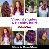 2.Oh! Italian- Purple Hair Color For Women & Men | Ammonia-Free DIY Semi Permanent Hair Color | Enriched with Argan Oil | Lasts upto 12-15 Washes