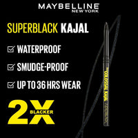 Maybelline New York Eye Makeup Kits & Combos | Eyeliner Combo with Colossal Superblack Kajal, Colossal Waterproof Mascara & Colossal Bold Liner (0.35g+10ml+3ml)