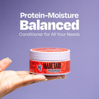 MANETAIN Multipurpose Hair Conditioner 100gm for Curly, Wavy, and Frizzy Hair | Protein/Moisture Balanced | Deep Conditioning, Hydrating, Strengthening, Detangling & Curl Enhancing | No Sulfates or Parabens