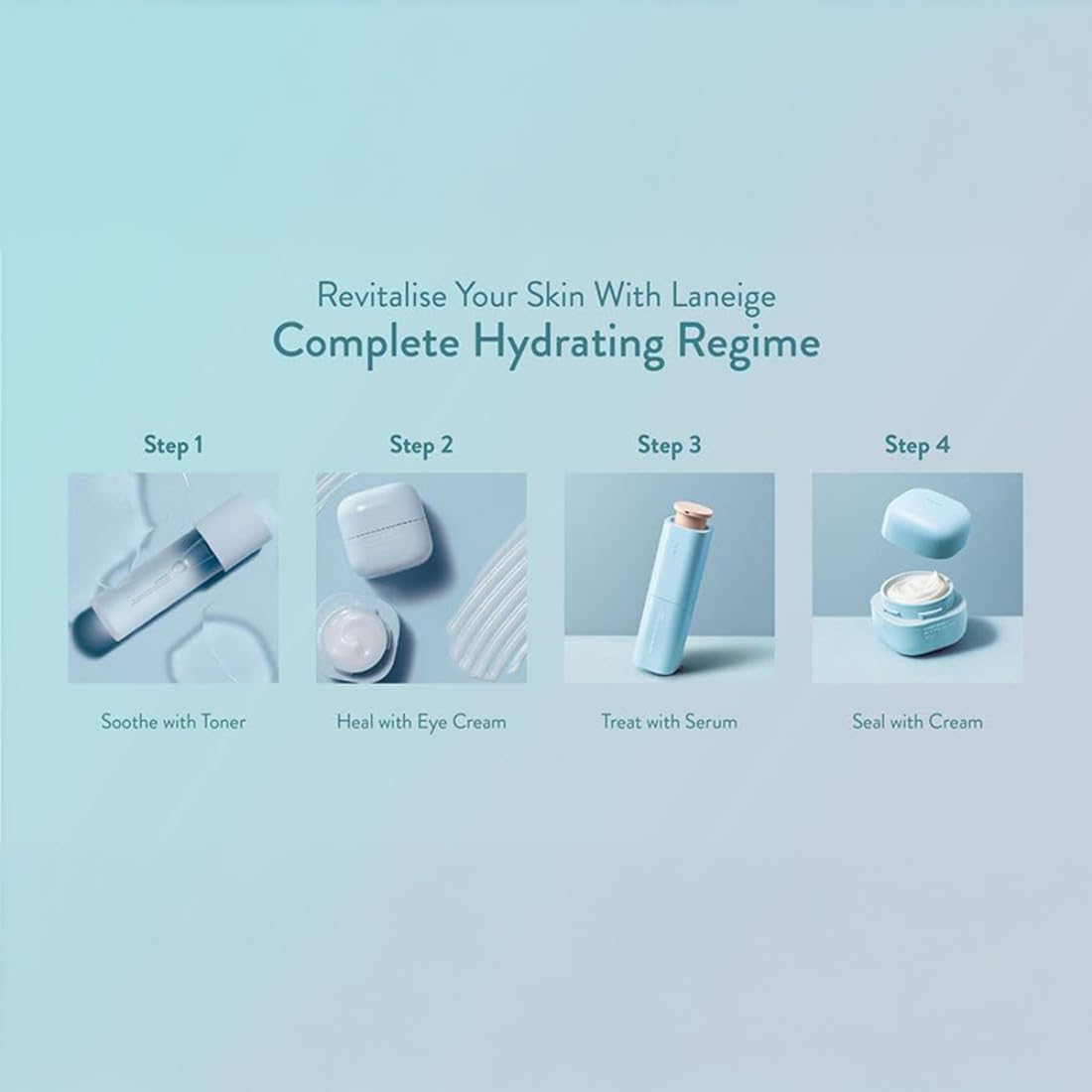 LANEIGE Water Bank Blue Hyaluronic Acid Exfoliating Face Toner for Oily Skin | Hydrating Toner for Glowing Skin | Smooth Skin Texture | Non Sticky |For Men and Women | Korean Skincare Products-160ml