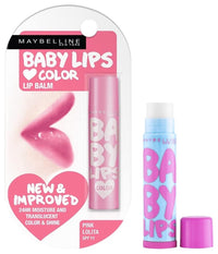 Maybelline New York Baby Lips Lip Balm, Pink Lolita, 4g and Maybelline Baby Lips Anti Oxidant, Berry, 4g