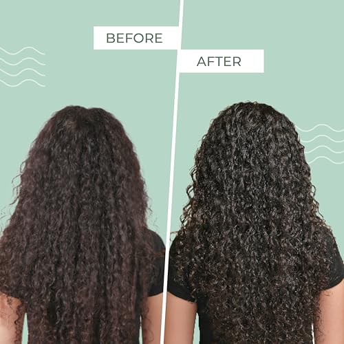 Ashba Botanics Leave-in Conditioner for Frizzy, Wavy & Curly Hair | Hair Cream For Men & Women | Moisturizes, Protects, Nourishes & Adds Shine to Dry & Damaged Hair | Silicone Free (50, millilitre)