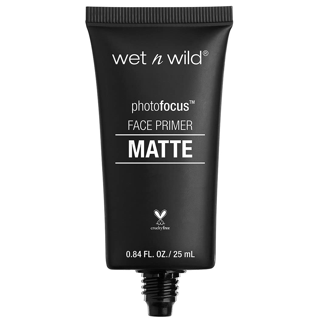 Wet n Wild, Photo Focus Face Primer - Matte, Face Primer with Mattifying Effect, Pore Minimizer and Wrinkle-filler, Anti-caking and Brightening Formula with Silky Texture