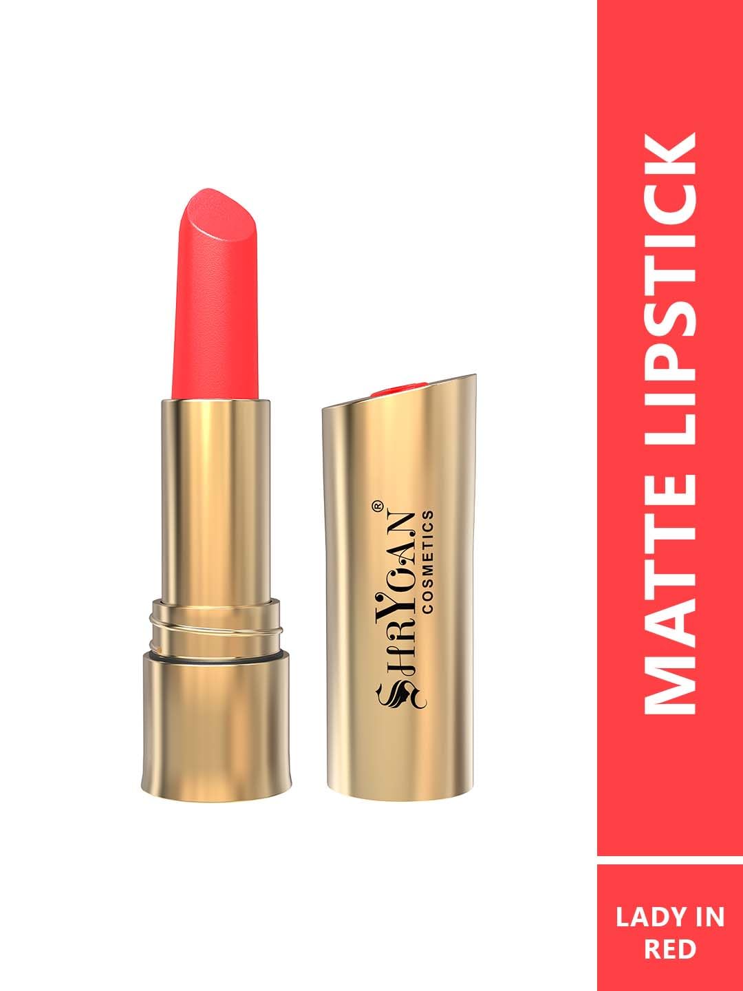 Shryoan Women's Long Lasting Non-Transfer Matte Lipstick| Smudge & Waterproof Lipstick With 24 Hr Stay (Shade 03)