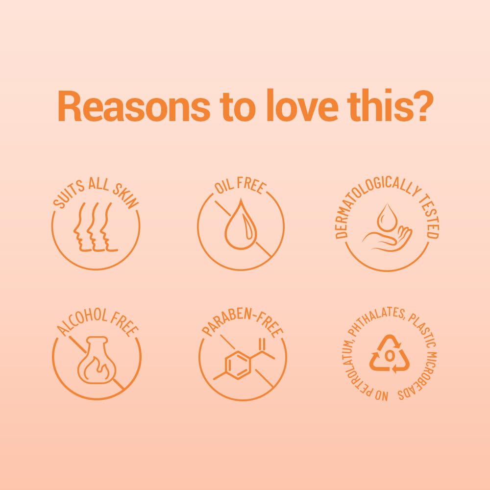 Joy Skin Fruits Super Soft Moisturizer With Peach & Hyaluronic Acid (200ml) | Cold Skin Cream for 24Hrs Moisturization of Face, Hands & Body | Oil Free Hydration For Soft & Smooth Skin