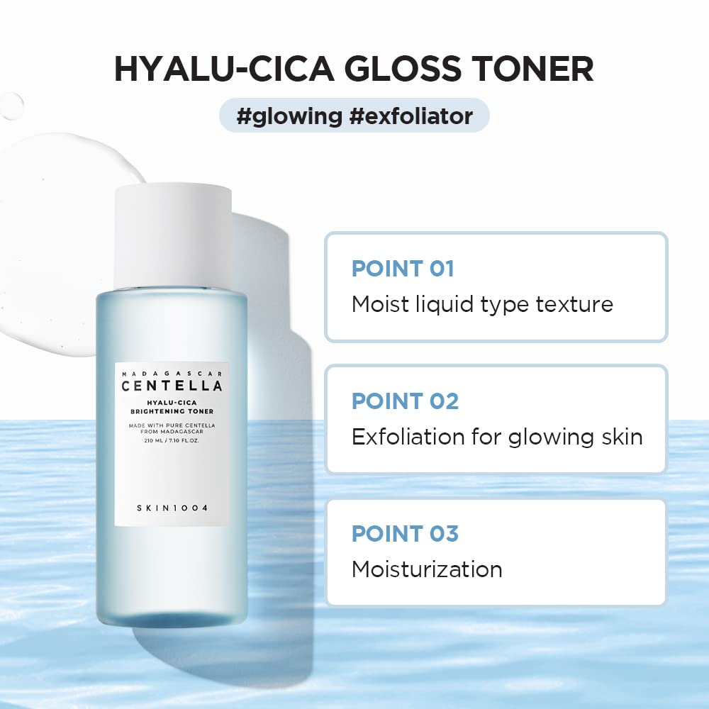 SKIN1004 Madagascar Centella Hyalu-Cica Brightening Toner, 210ml