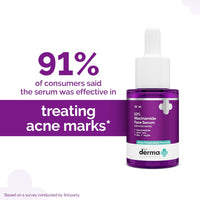 The Derma Co 10% Niacinamide Face Serum with 2% Zinc | Fades Acne Marks | Fights Acne | Controls Oil Production | Reduces Dark Spots | 30 ml