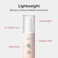 [Beauty of Joseon] Ginseng Moist Sun Serum SPF 50+ PA++++ (50ml) | Lightweight Sunscreen with Anti-wrinkle, Brghtening & UV Protection, Non-Sticky, Low Irritation for All Skin Type