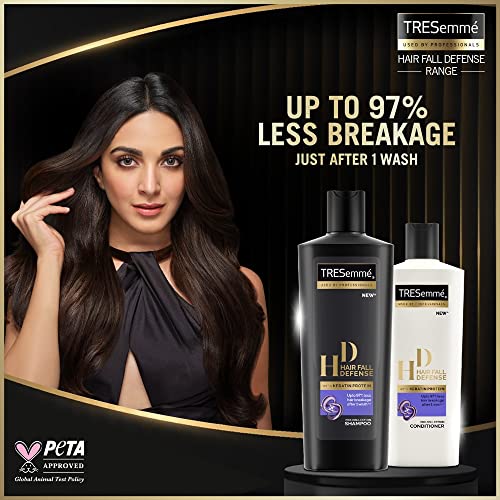Tresemme Hair Fall Defence Shampoo, 1 Ltr & TRESemme Pro Pure Damage Recovery Conditioner, with Fermented Rice Water, Sulphate Free & Paraben Free, for Damaged Hair, 390 ml