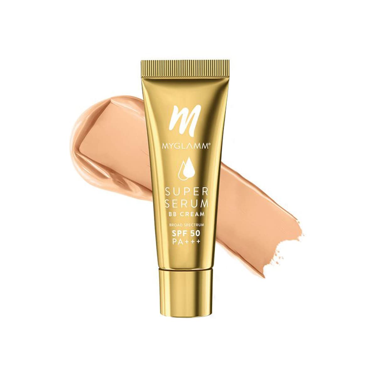 MyGlamm Super Serum BB Cream - 201 Pine - 30gm | BB Cream with SPF 50 & Hyaluronic Acid | 24 Hr Long Lasting & Hydrating