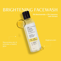 Deconstruct Clear & Bright Combo: Serum for Dark Spots & Face Wash for Skin Brightening | Brightening Serum (30ml) and Brightening Face Wash | Pack of 2