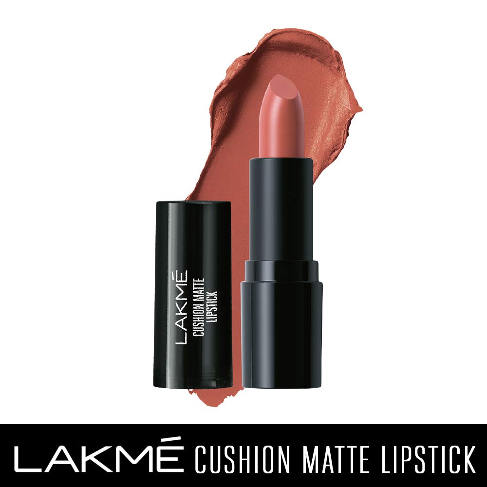 Lakmé Cushion Matte Lipstick - Pink Blush, 4.5 Gm