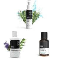 ThriveCo Rosemary Power Kit with ROSEMARY WATER(xxml) + ROSEMARY SHAMPOO(xxxml)+ ROSEMARY ESSENTIAL OIL(15ml) |Improves Hair Growth, Controls Hair Fall, Increases Hair Strength, Thickness & Shine
