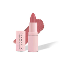 Glamveda Creamy Matte Long Lasting Lipstick with Ceramides & Peptides, Lightweight, 12 Hour Wear, Smudgeproof & Transferproof - Dream Pink 303