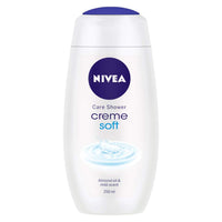 Nivea Lip Balm, Fruity Blackberry Shine, 4.8g & Shower Gel, Crème Soft Body Wash, Women, 250ml