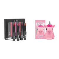 RENEE Very Matte - Pack Of 4 Matte Lipsticks & Princess Snowball Lip Balm 3Gm For Pre-Teen Girls Combo